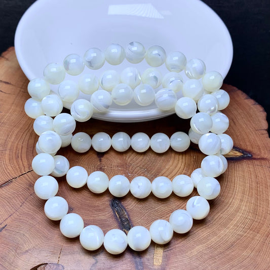 Shell bracelet 8mm 1pc (SL539)