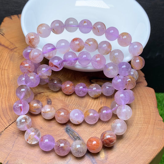 Ghost Auralite bracelet 9-10mm 1pc(SL553)