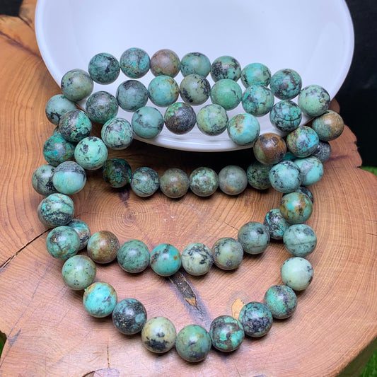 African turquoise bracelet 8mm 1pc(SL546)