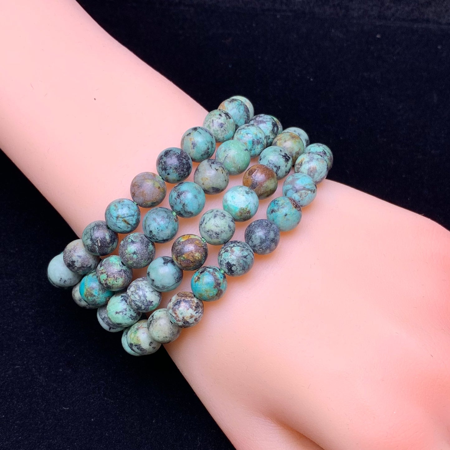 African turquoise bracelet 8mm 1pc(SL546)
