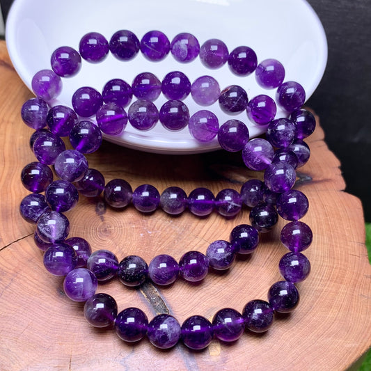 Amethyst bracelet 8mm 1pc(SL537)