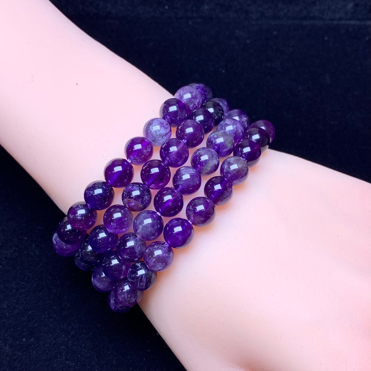 Amethyst bracelet 8mm 1pc(SL537)