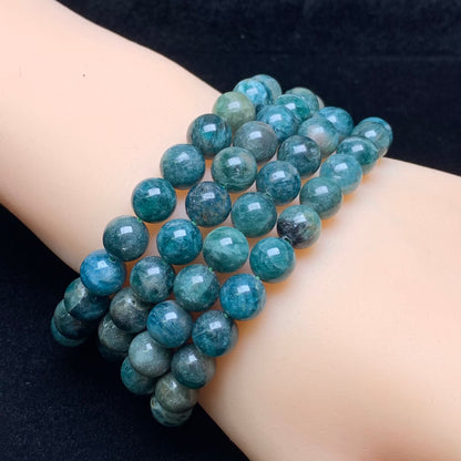 Green apatite bracelet 8mm 1pc(SL548)