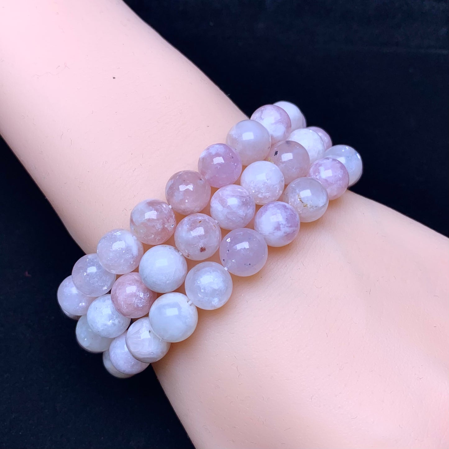 Pink Emerald quartz bracelet 9mm 1pc(SL549）
