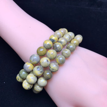Bumblebee jasper bracelet 9mm 1pc(SL551)
