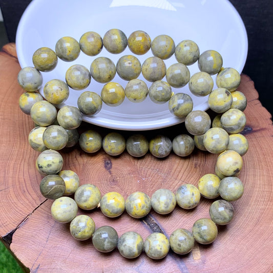Bumblebee jasper bracelet 9mm 1pc(SL551)