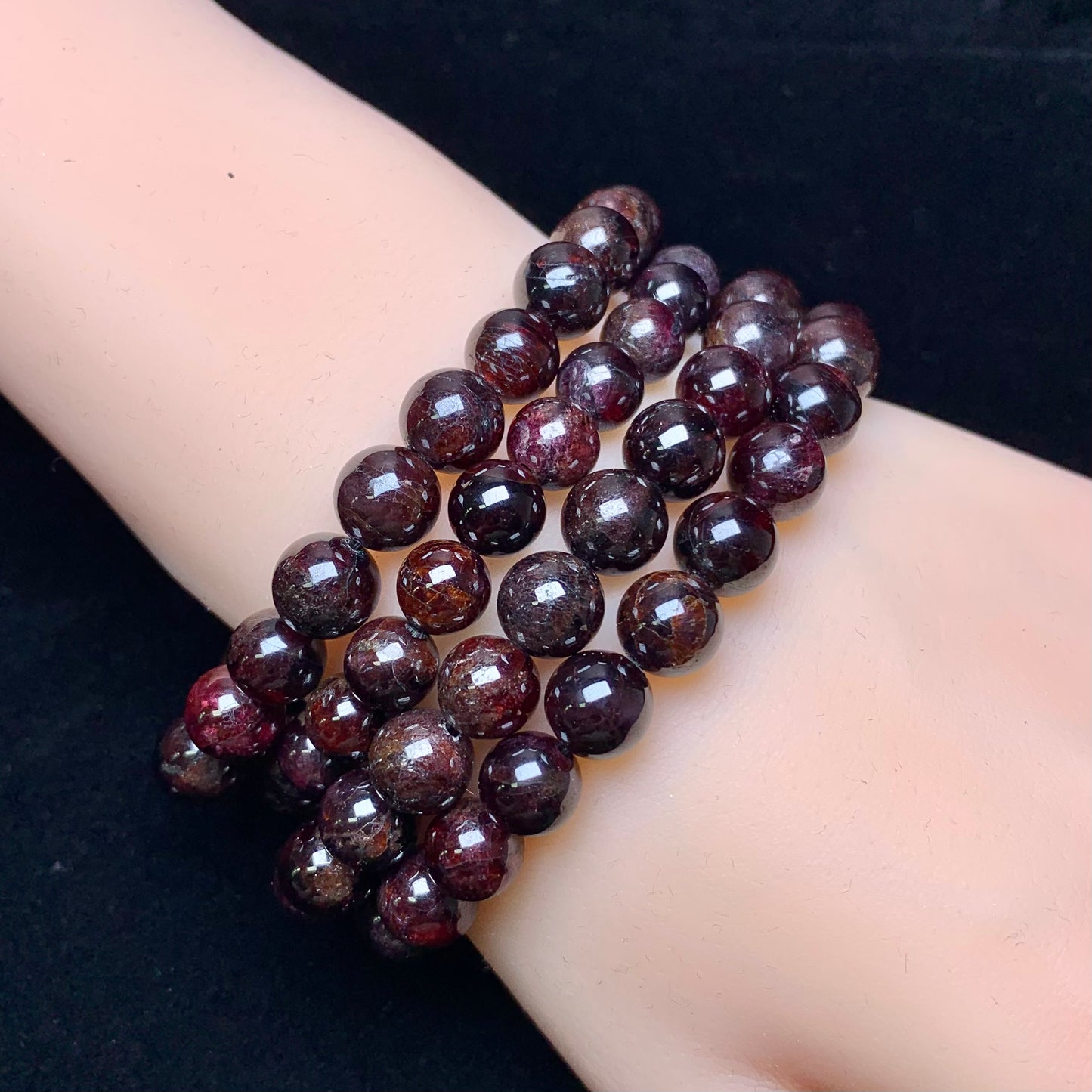 Garnet bracelet 8mm 1pc(SL559)