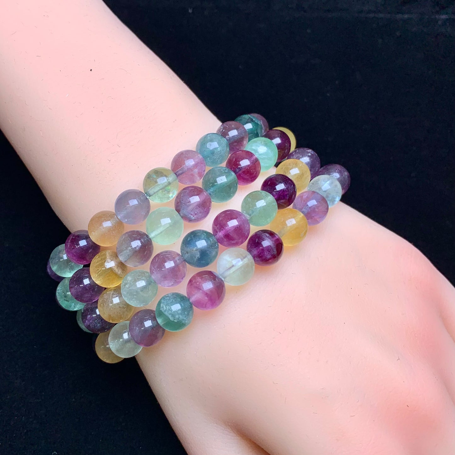 Fluorite bracelet 8mm 1pc(SL562)