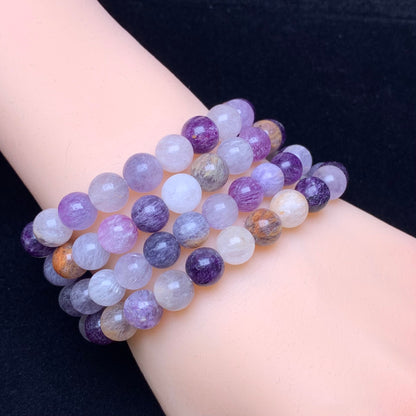Feather Fluorite bracelet  8mm 1pc(SL569)