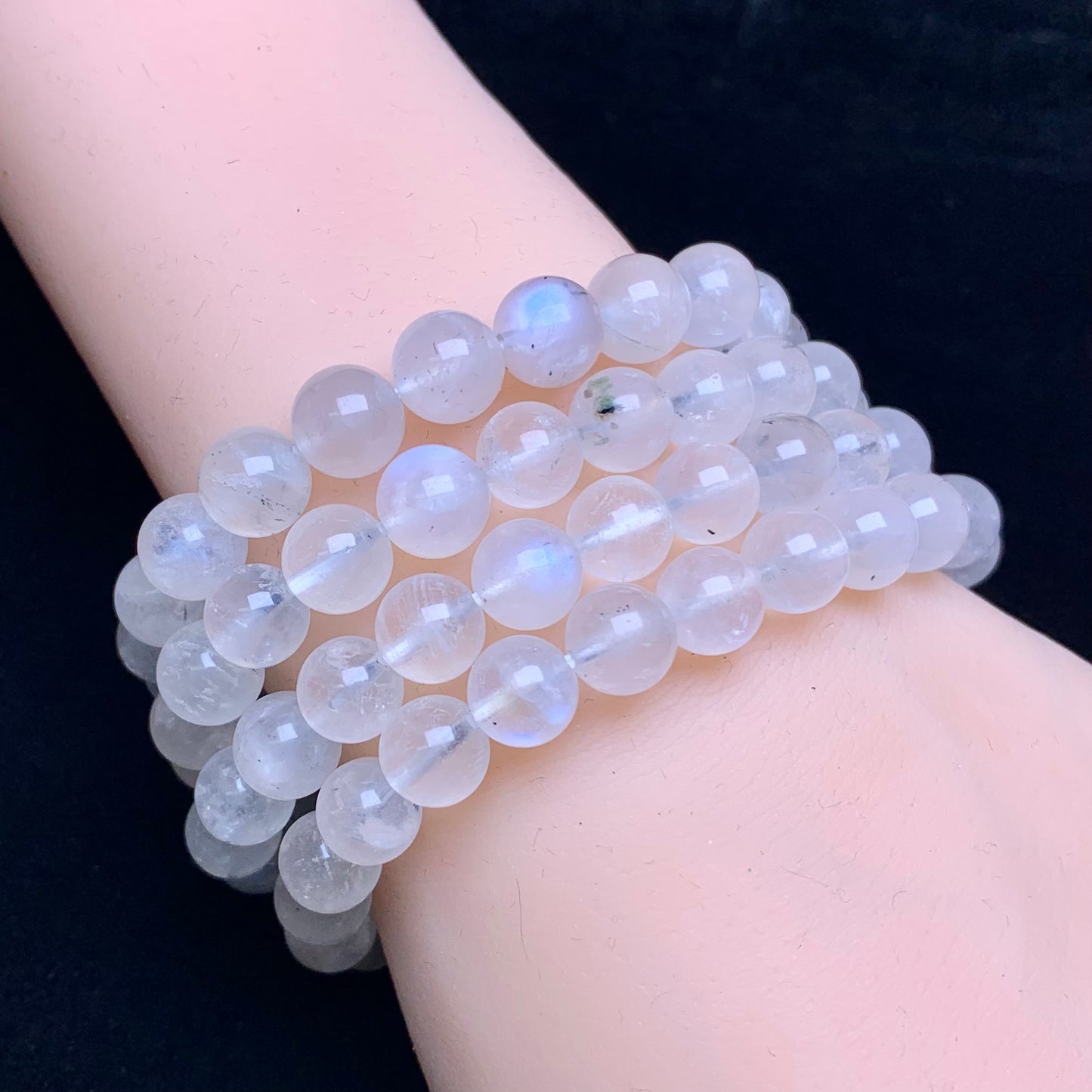 Blue moonstone bracelet 8mm 1pc (SL570)