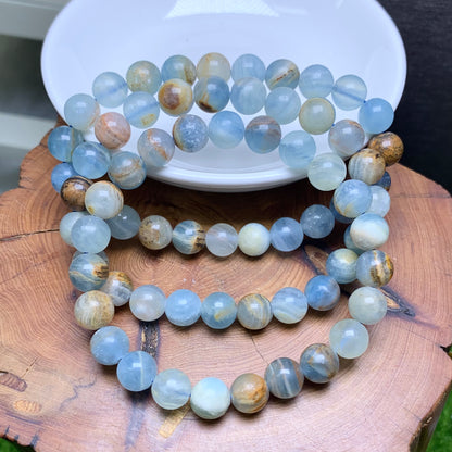 Blue onyx bracelet 8mm 1pc(SL572)