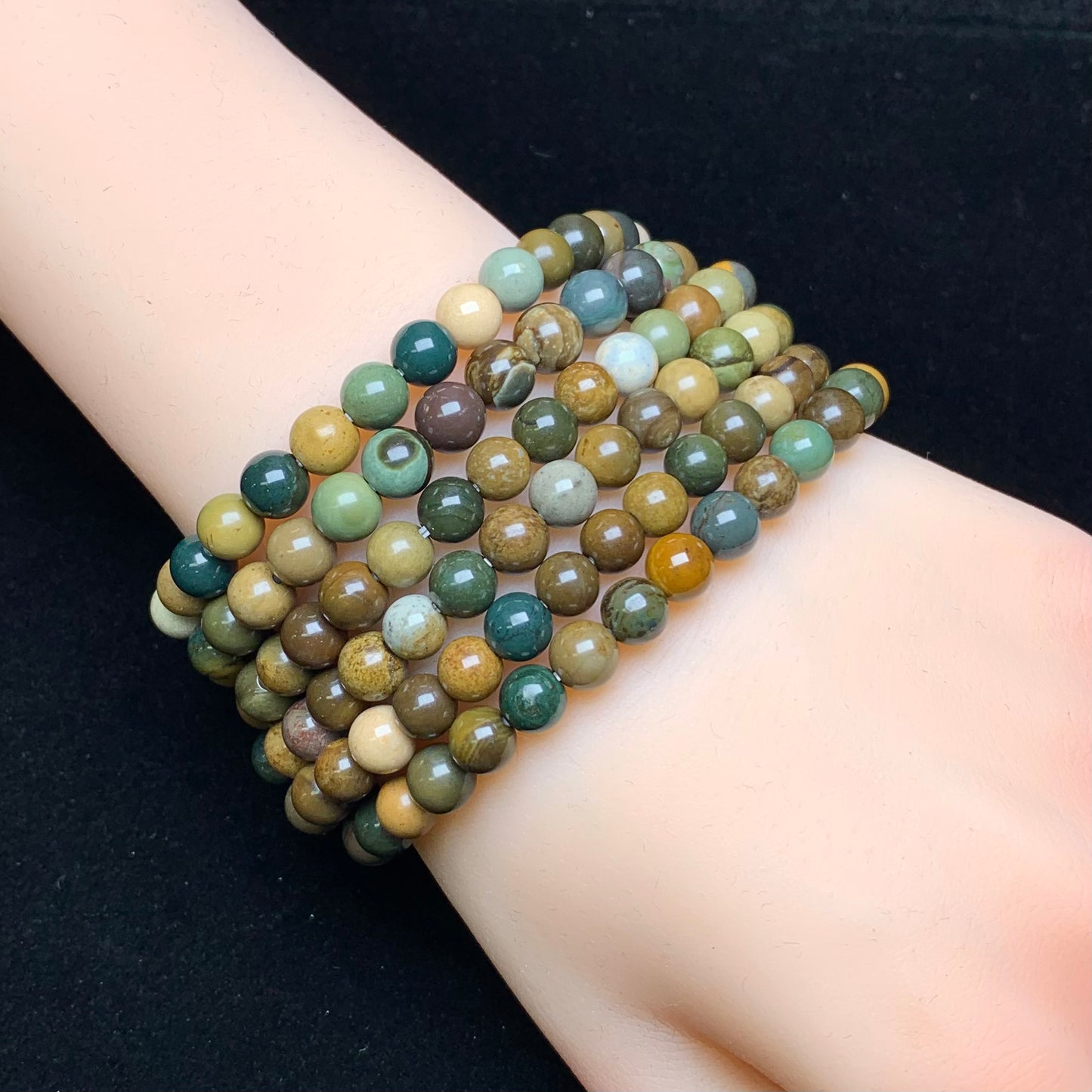 Alashan bracelet 6mm 1pc(SL556)