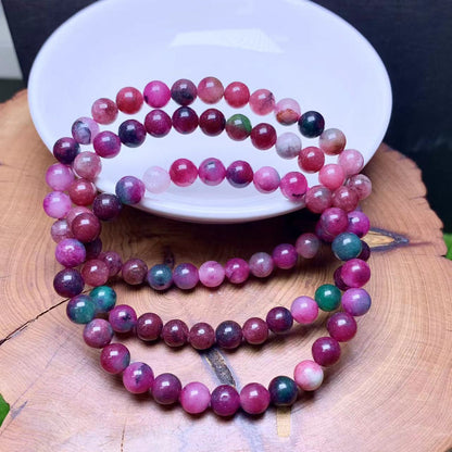 Berry Chalcedony (dyed）Bracelet 6mm (SL519)