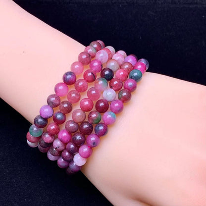 Berry Chalcedony (dyed）Bracelet 6mm (SL519)