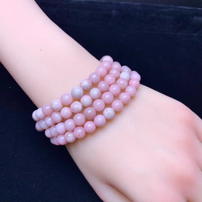 Pink opal bracelet 6mm 1pc(SL517)