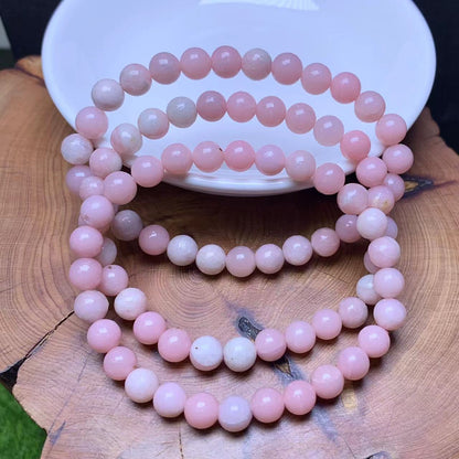 Pink opal bracelet 6mm 1pc(SL517)