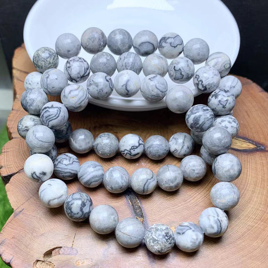 Picasso Jasper Bracelet 10mm 1pc (SL521)