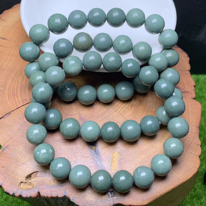 Green Alashan Bracelet 10mm 1pc (SL525)