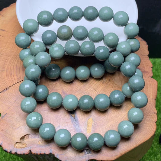Green Alashan Bracelet 10mm 1pc (SL525)