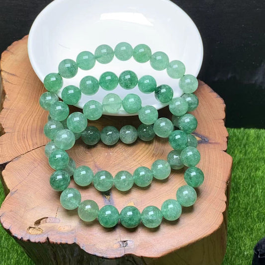 Green Strawberry Quartz  10mm 1pc (SL526)