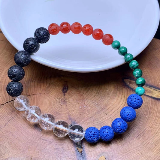 Five-element Bracelet 8mm 1pc (SL528)