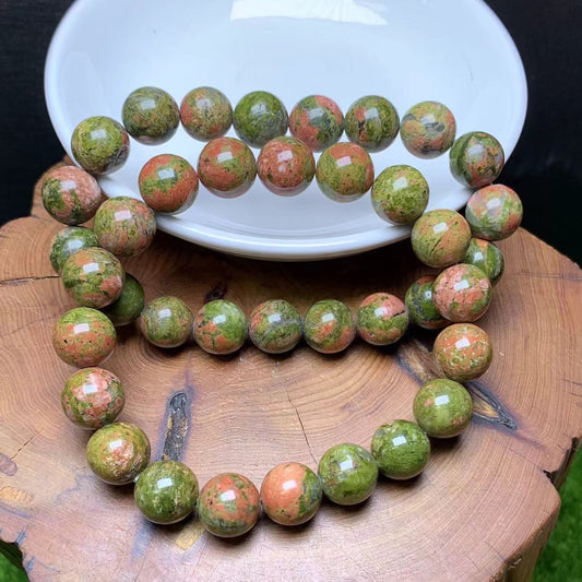 Unakite bracelet 10mm 1pc(SL516)