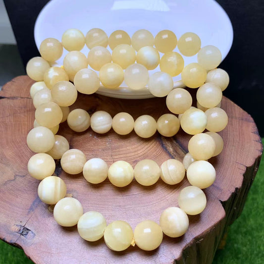 Honey Calcite Bracelet 10mm 1pc (SL536)