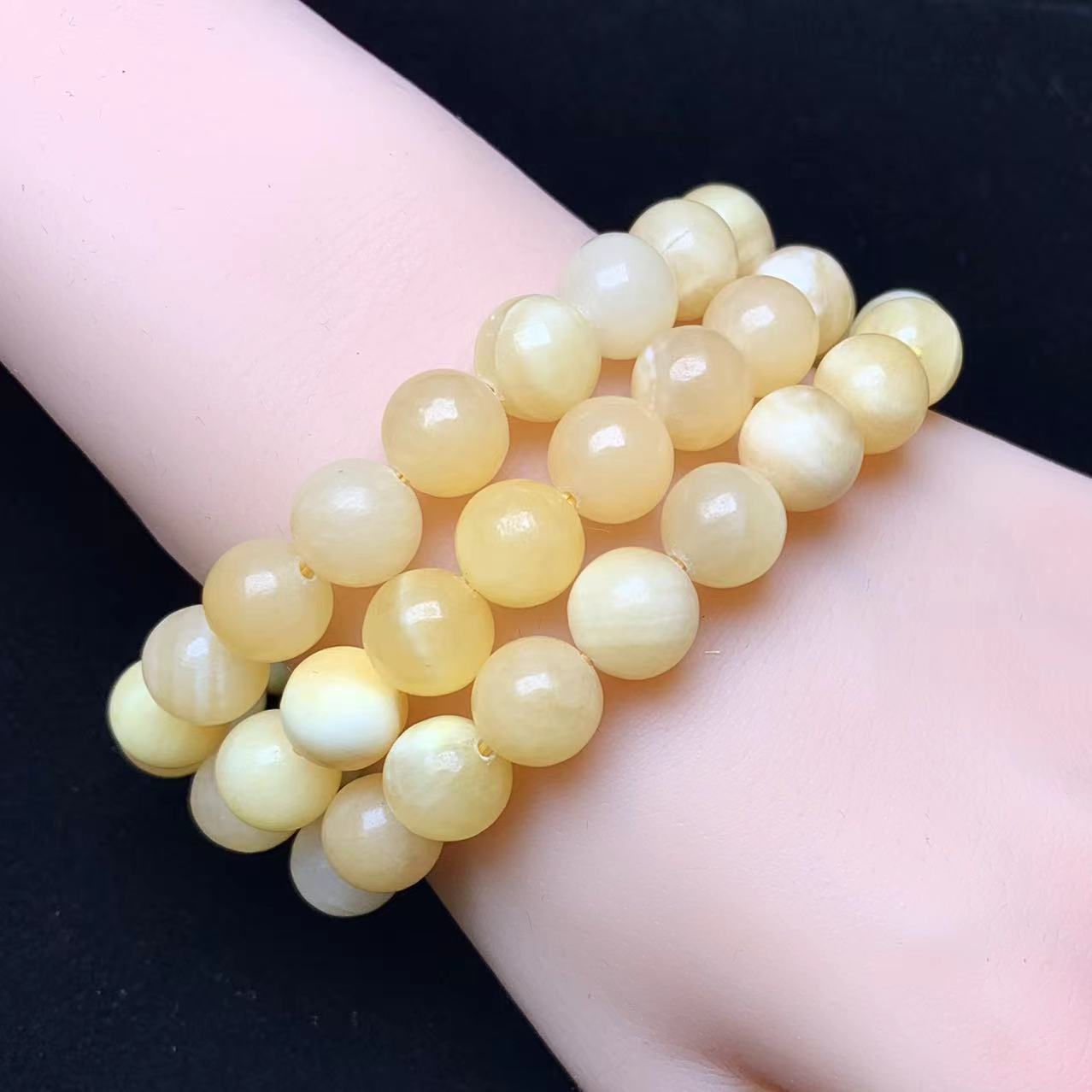 Honey Calcite Bracelet 10mm 1pc (SL536)