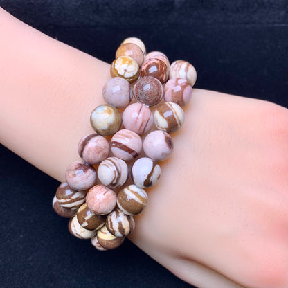 Australia Zebra Jasper Bracelet 10mm 1pc (SL581)