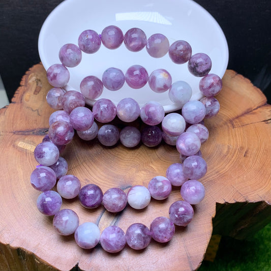 Purple Emerald Quartz Bracelet 10mm 1pc (SL592)