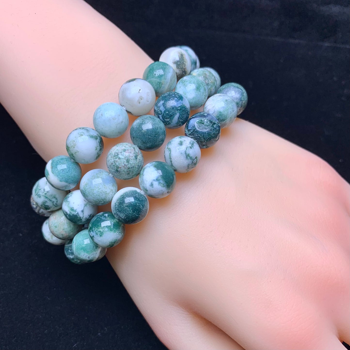 Dendritic Agate Bracelet 10mm 1pc (SL591)