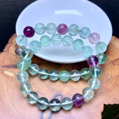 Fluorite Bracelet 10mm 1pc (SL589)