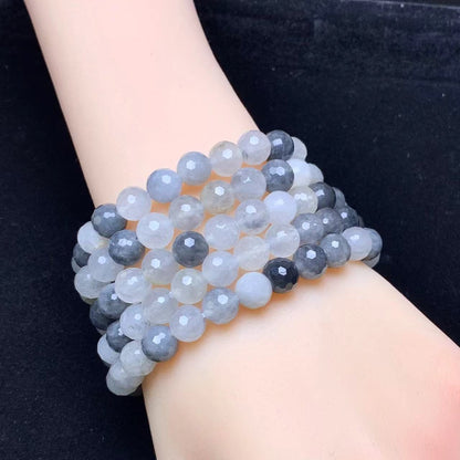Cloud quartz Facet Bracelet 8mm 1pc (SL616)