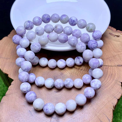 Purple turquoise Bracelet 8mm 1pc (SL611)