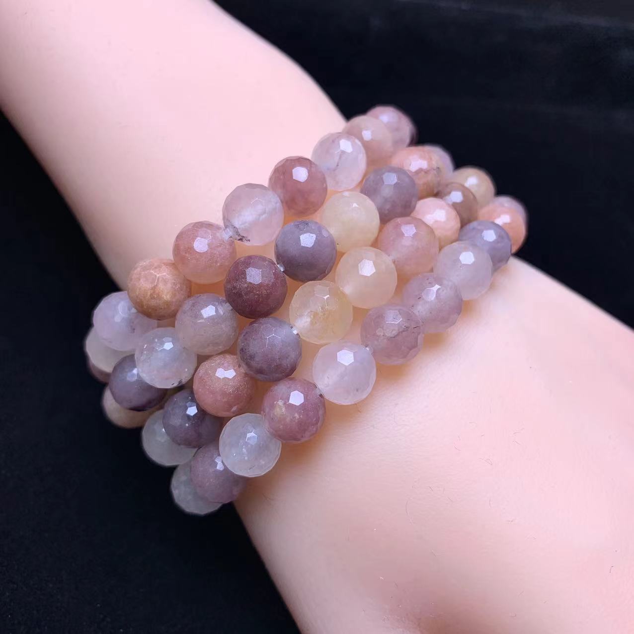Violet Quartz Facet Bracelet 8mm 1pc (SL603)