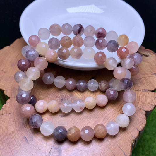 Violet Quartz Facet Bracelet 8mm 1pc (SL603)