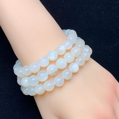 Green Moonstone Bracelet 9mm 1pc (SL619)