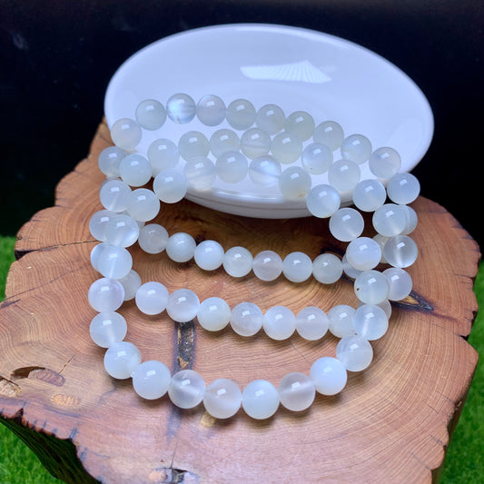 Green Moonstone Bracelet 9mm 1pc (SL619)