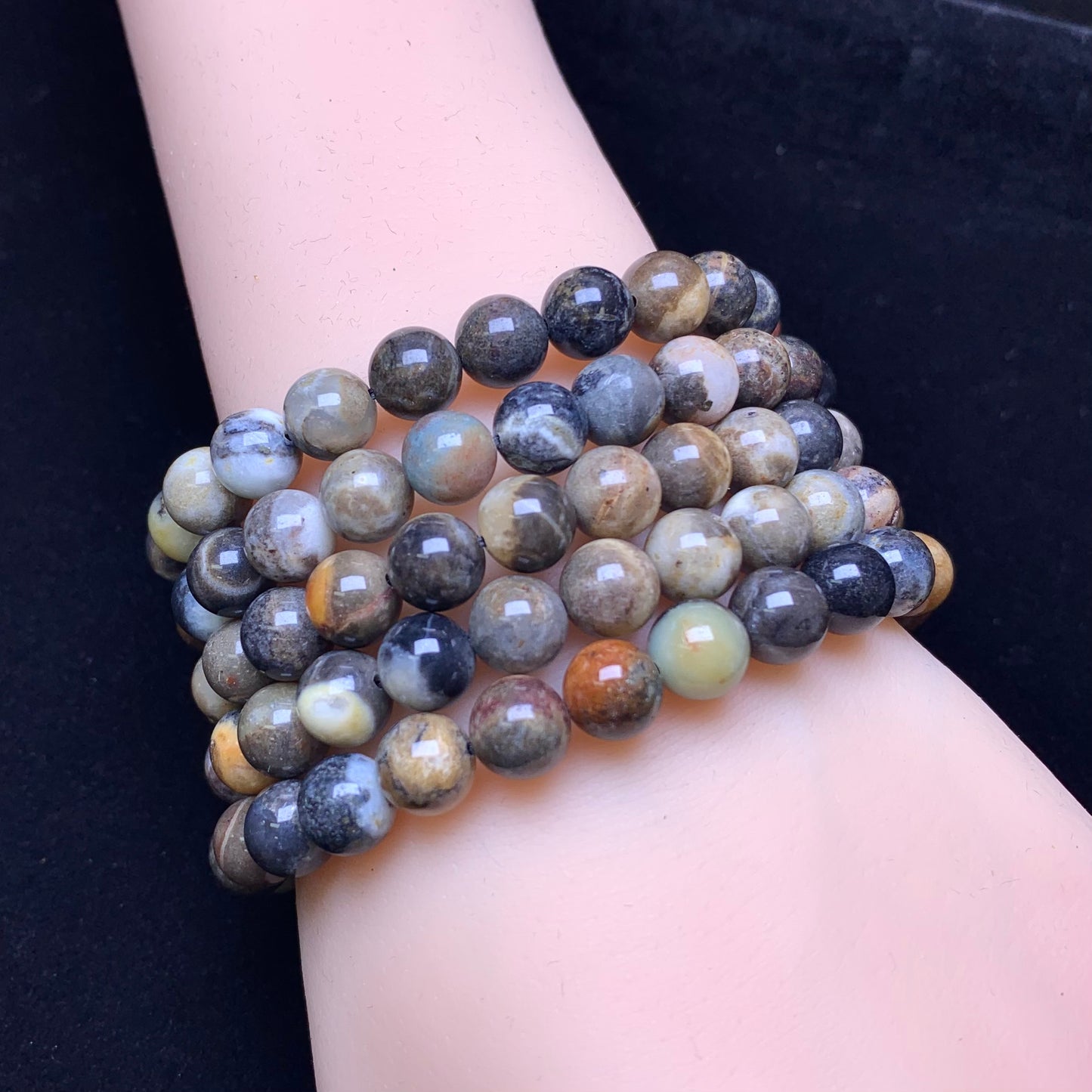 Copper ore agate Bracelet 8mm 1pc (SL634)