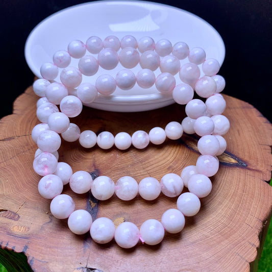 Snowflake Garden Quartz Bracelet 8mm/7mm1pc (SL625)