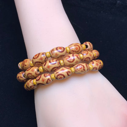 Steering Wheel Wood Bracelet 9*13.5mm 1pc(SL630)