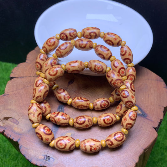 Steering Wheel Wood Bracelet 9*13.5mm 1pc(SL630)