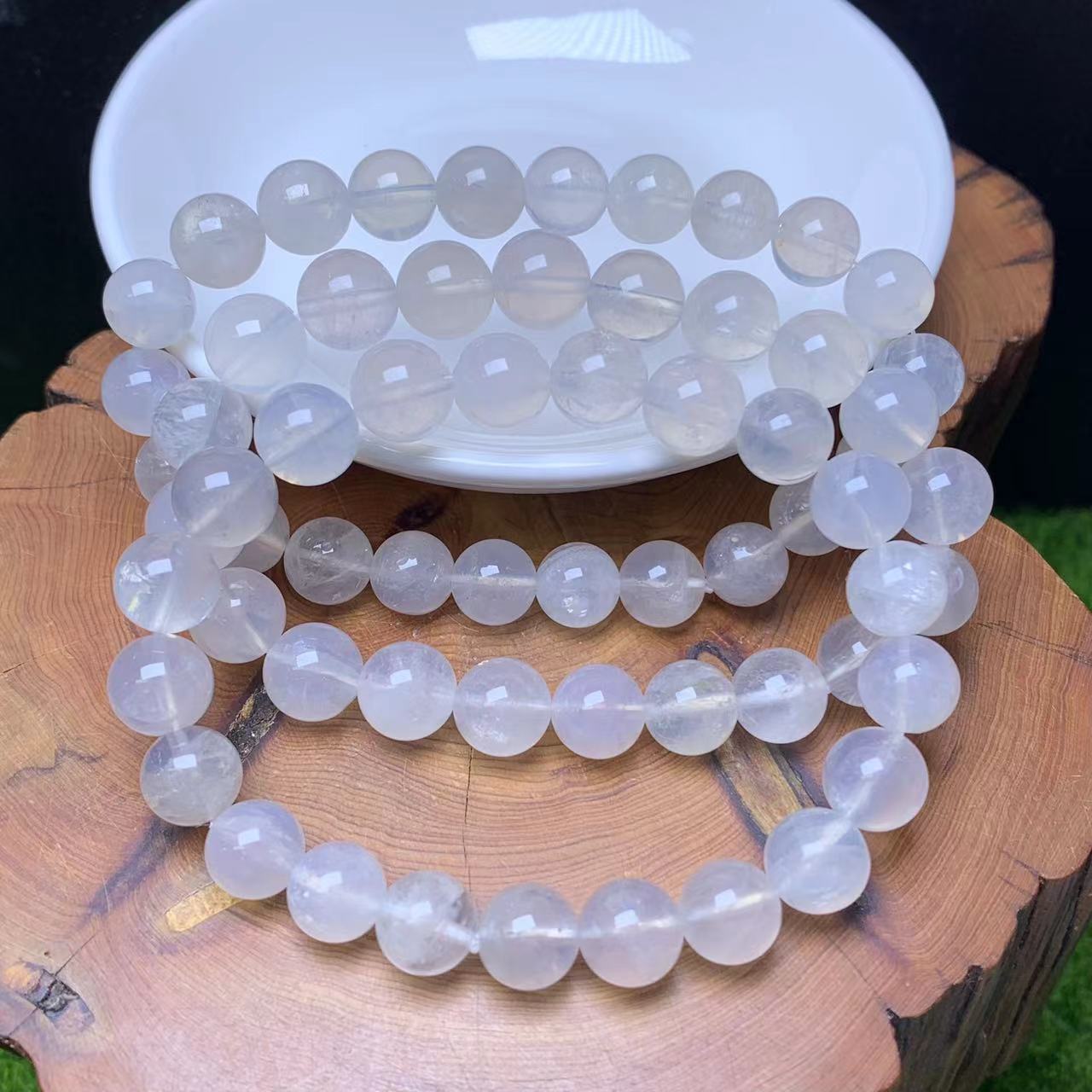 Purple jade quartz Bracelet 9mm 1pc (SL647)