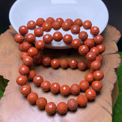 Red Jasper Facet Bracelet 8mm 1pc (SL693)