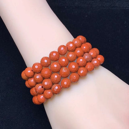Red Jasper Facet Bracelet 8mm 1pc (SL693)