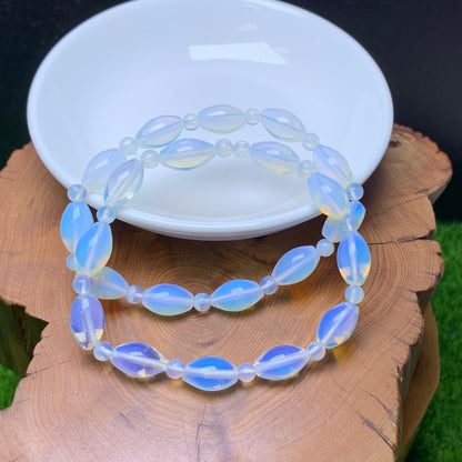 Opalite(man-made) bracelet 7*12mm 1pc(SL698)