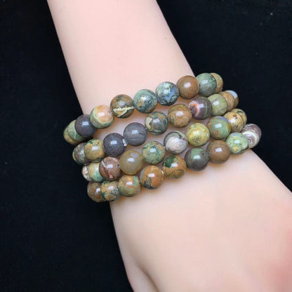 Money Agate bracelet 8mm 1pc (SL712)