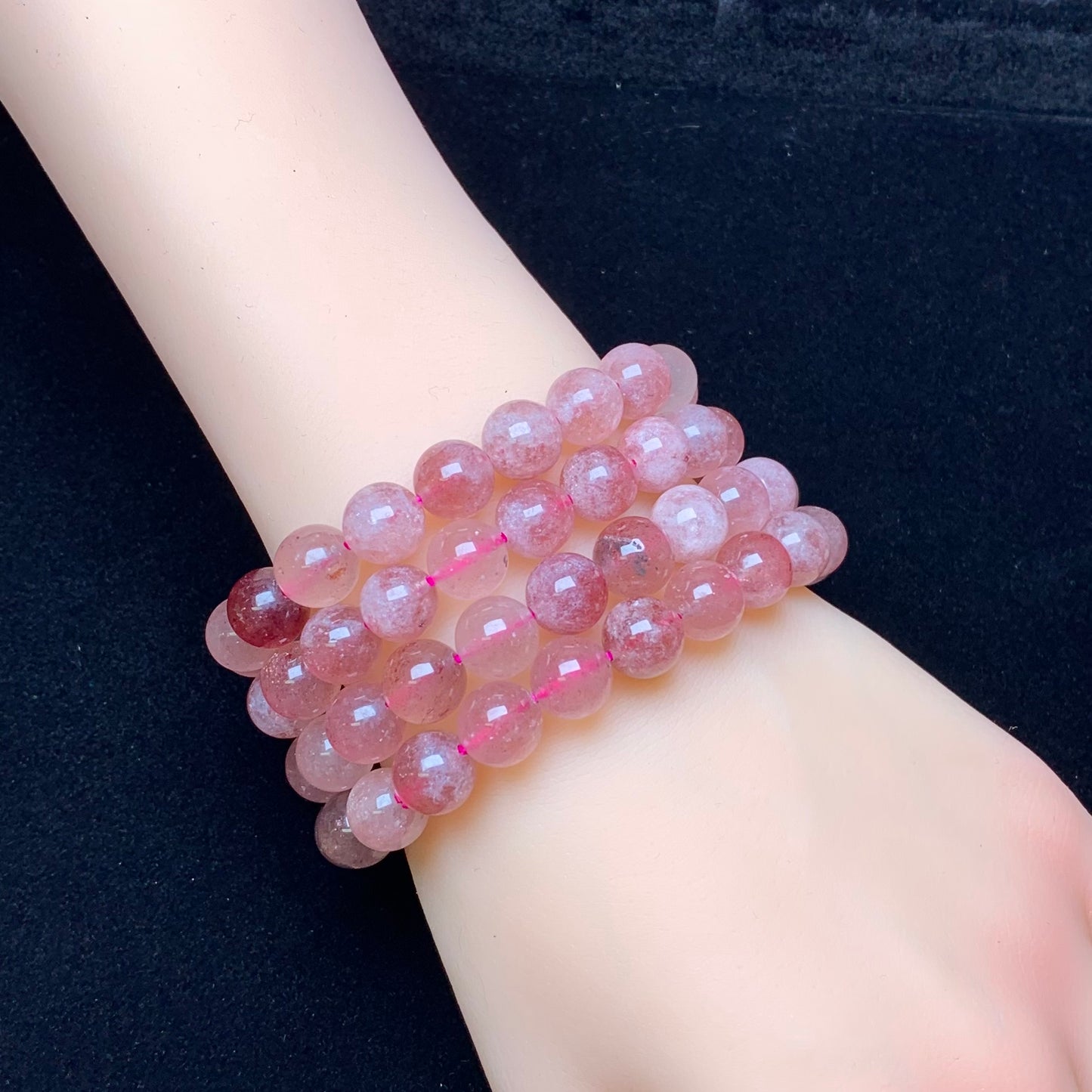 Strawberry quartz bracelet 9mm 1pc(SL664)