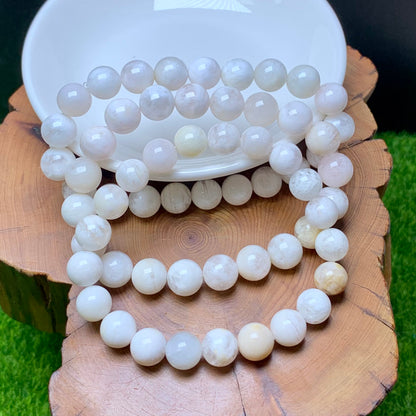 Snowflake Garden quartz bracelet 9mm 1pc(SL665)