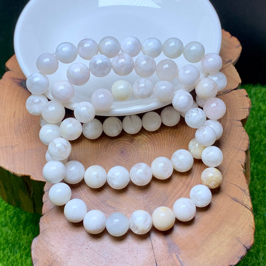 Snowflake Garden quartz bracelet 9mm 1pc(SL665)